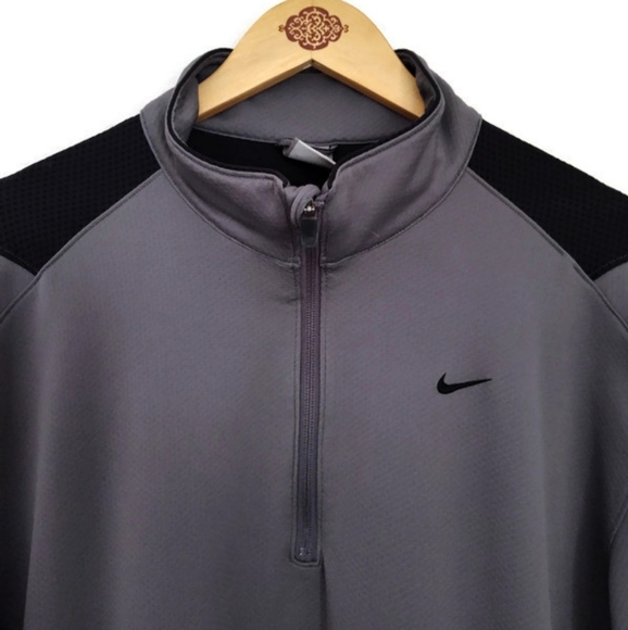 Nike Other - Vintage Nike Dry Fit Y2K Pullover Activewear Grey Black Shirt XL